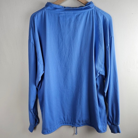 Sgt Leisure Hawaii Pullover Top S‎ Blue Embroidered Fish Maui - Picture 8 of 8